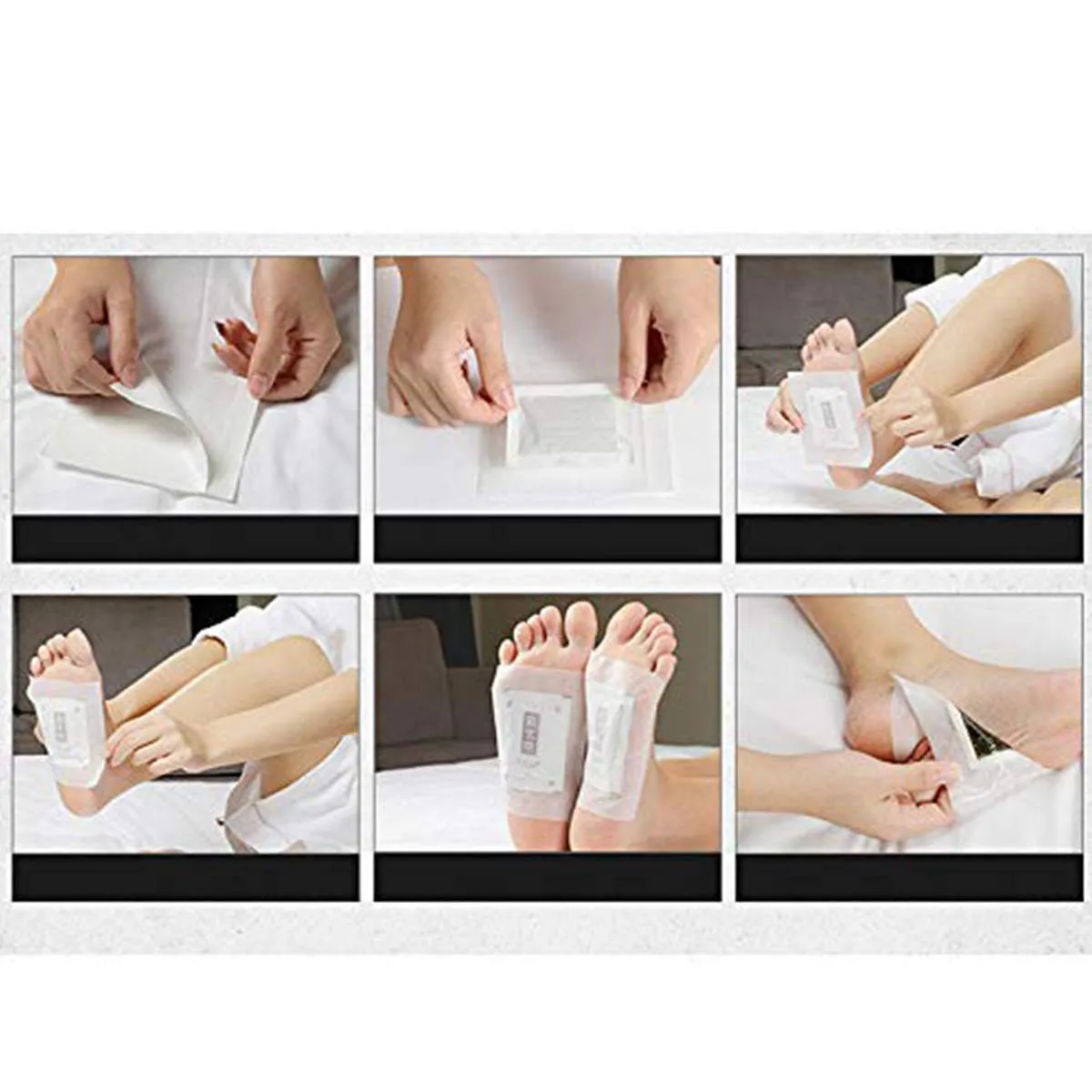 10 Pcs Ginger Foot Patch Detox Loss Weight Foot Patches Improve Sleep Feet Patch Anti- Swelling Revitalizing