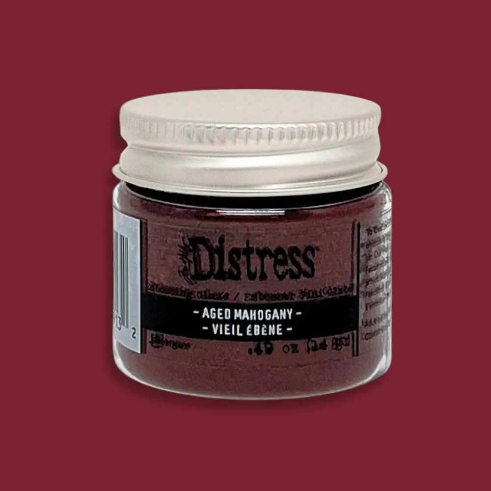 Aged Mahogany Distress Embossing Glaze