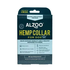 ALZOO Plant-Based Hemp Premium Collar for Dogs