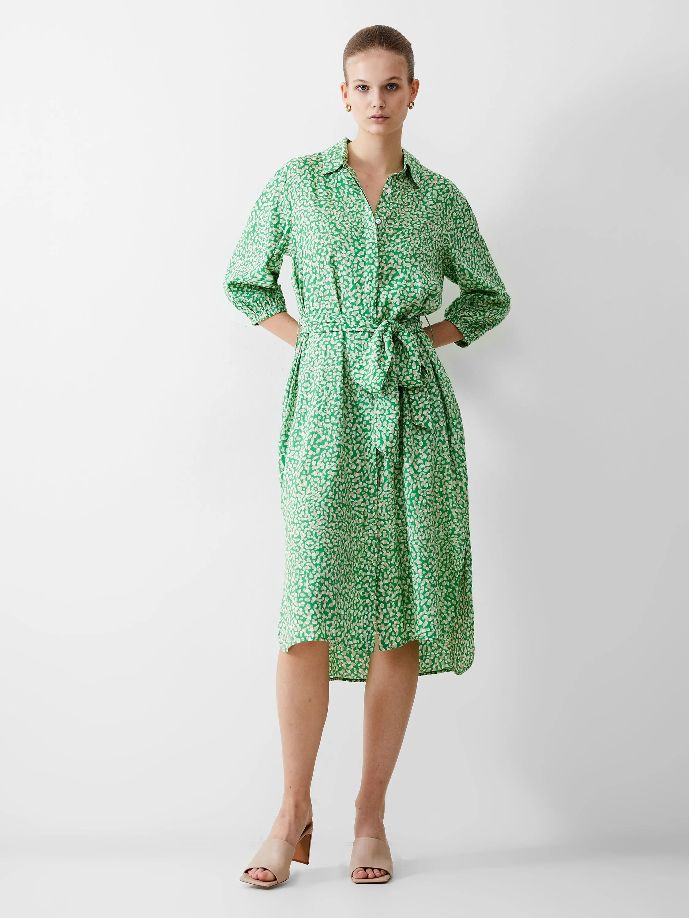 Cadie Button-Through Shirt Dress