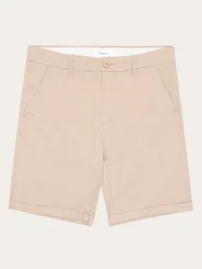 CHUCK regular chino poplin shorts - Light feather gray