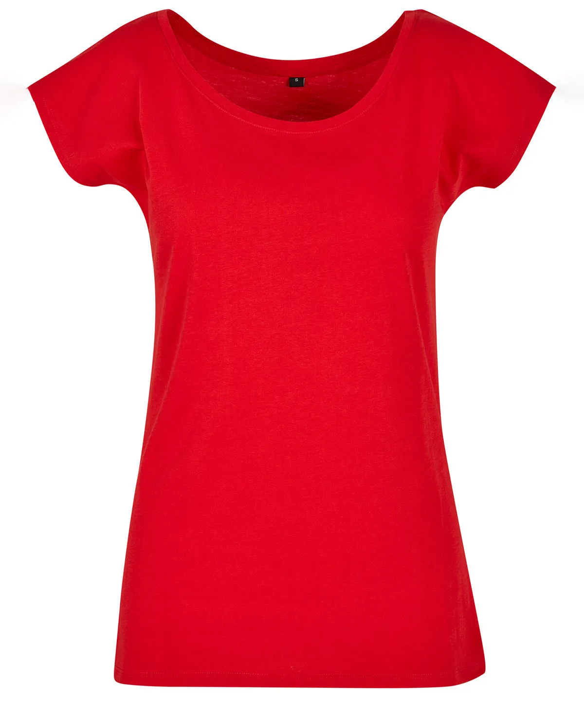 City Red - Women's wide neck tee