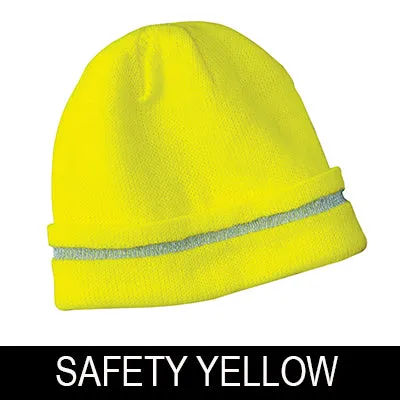 CornerStone Hi-Vis Beanie with 3M Reflective Stripe