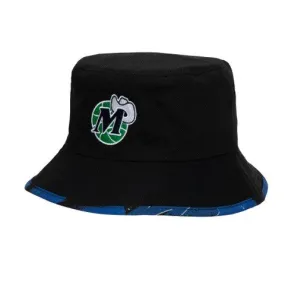 DALLAS MAVERICKS MITCHELL & NESS HARDWOOD CLASSIC HYPER HOOPS BUCKET HAT