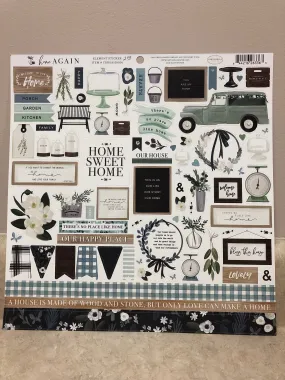 Element Stickers - Home Again - Carta Bella