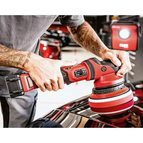 FLEX | XCE 8 125 18.0-EC/5.0 - Cordless Forced Rotation Polisher with Batteries and Charger