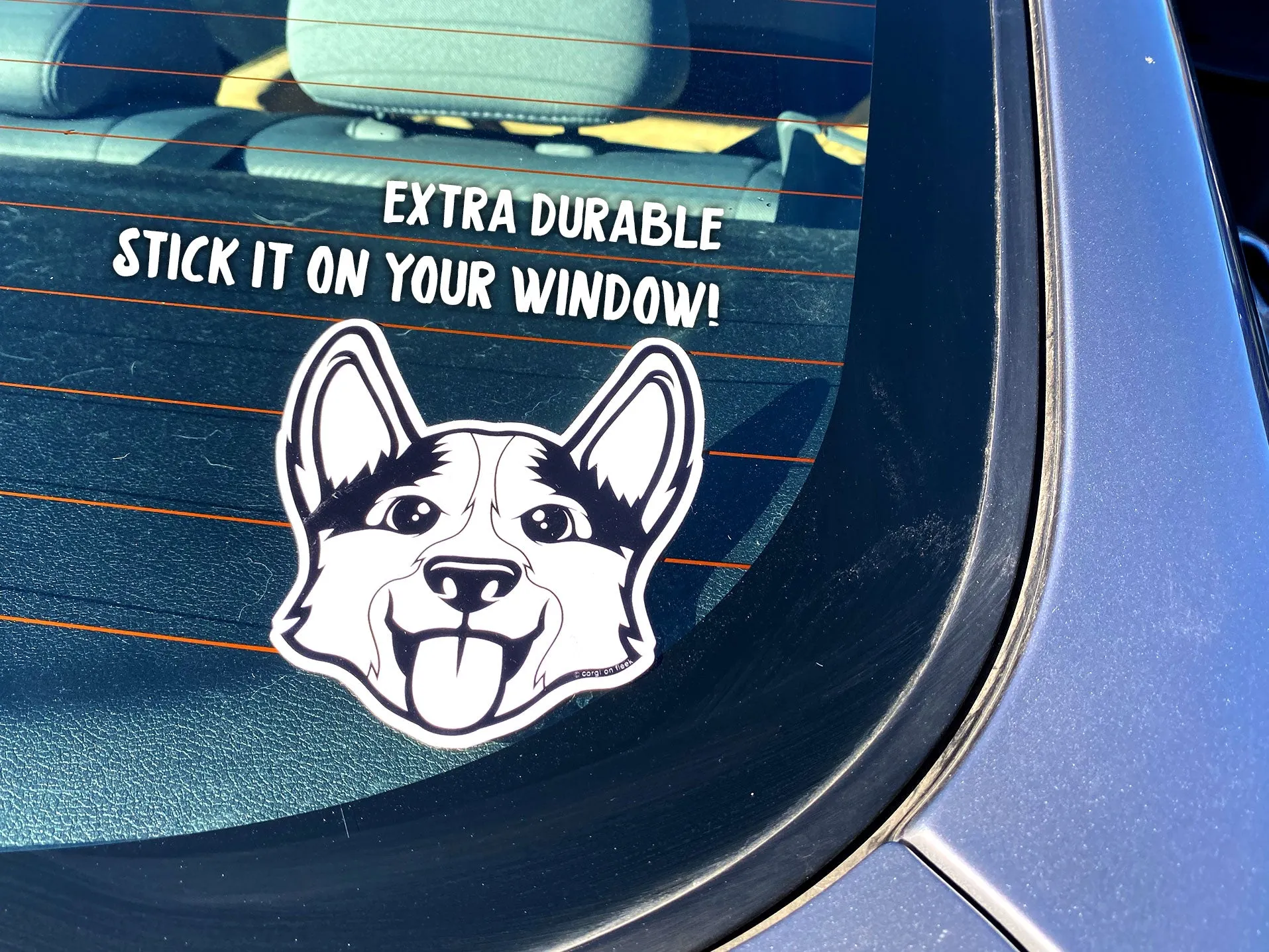 Gatsby Corgi Special XL Emblem Vinyl Sticker