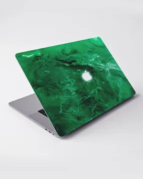 Green Marble MacBook Skin With Premium Print