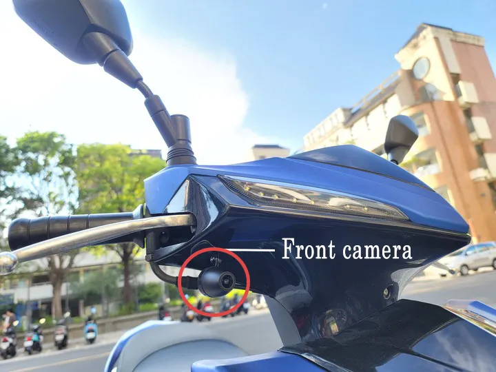 HP motorcycle dash cam HD1080P dual 120° lens Wifi waterproof dash cam motorbike - #M500