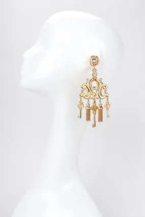 Key Chandelier Earrings