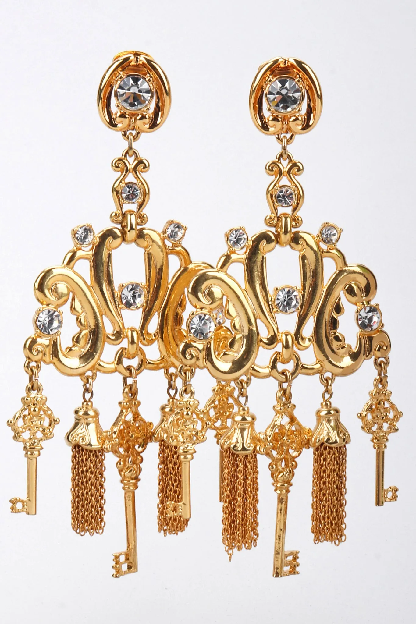 Key Chandelier Earrings