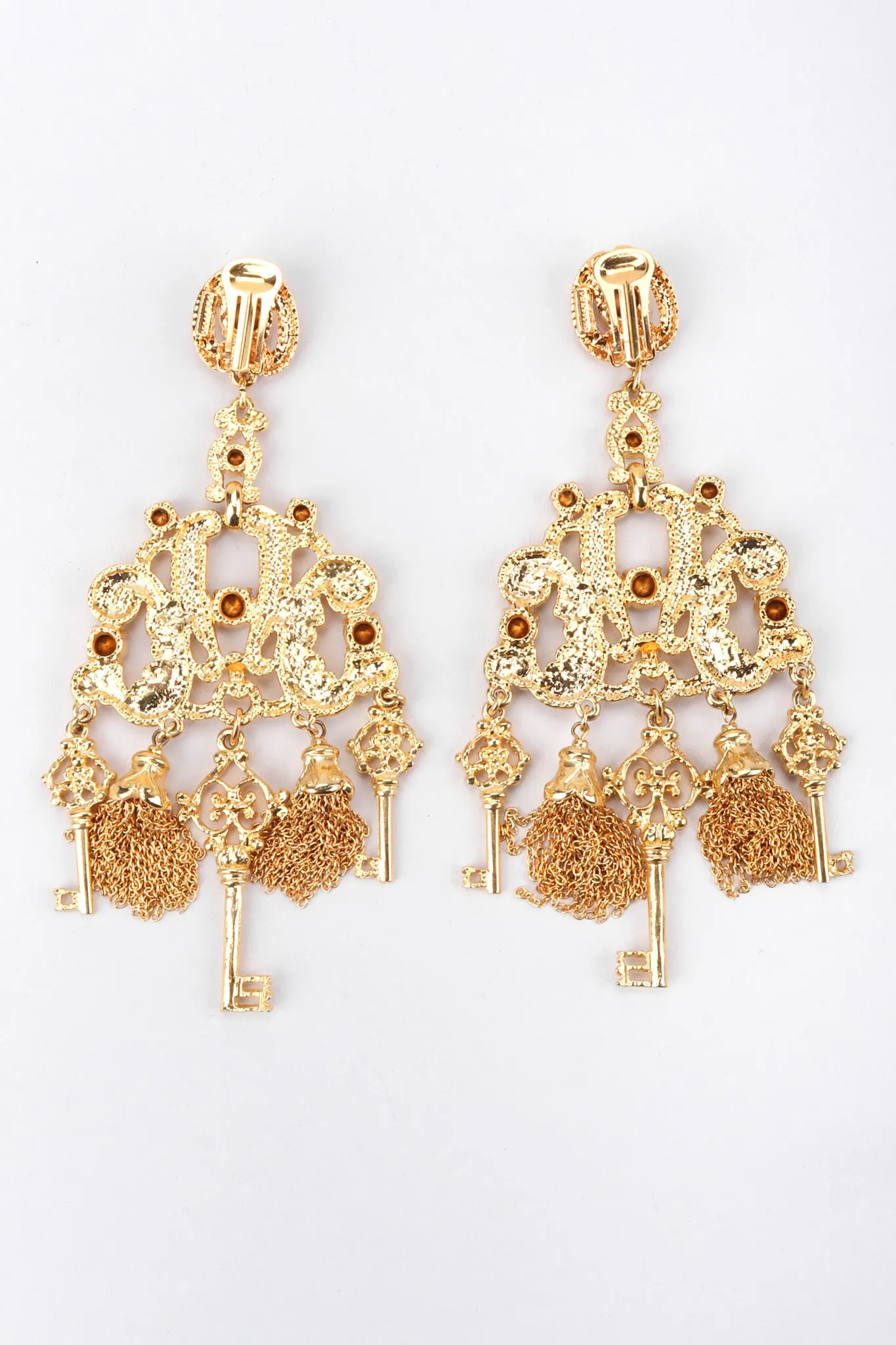 Key Chandelier Earrings