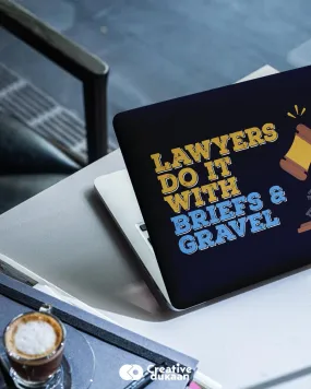 Law & Justice - Cool Laptop Skin for Lawyers