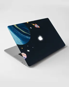 MacBook Laptop Skin With Out in Space Print