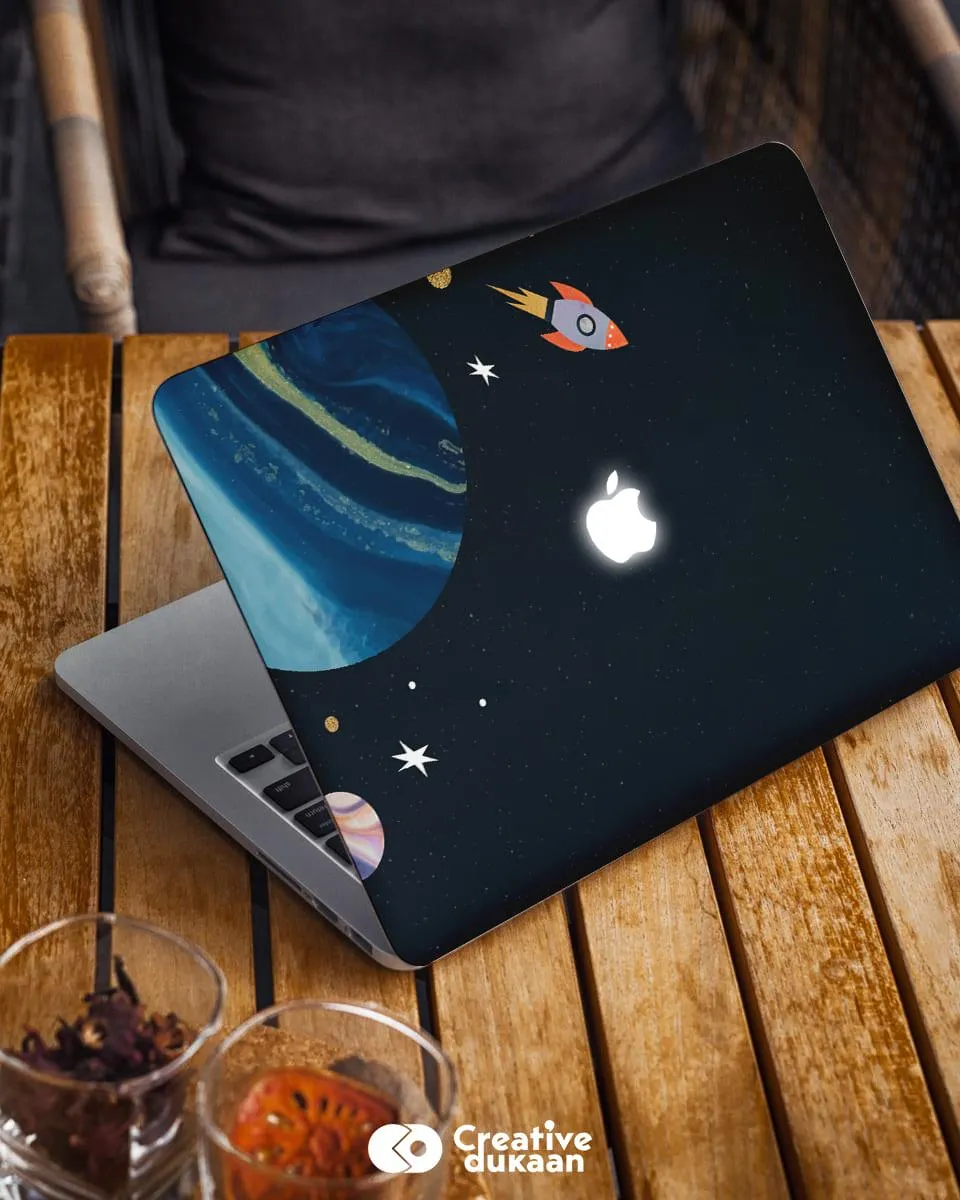 MacBook Laptop Skin With Out in Space Print