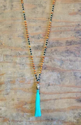 Mala Tassel Necklace