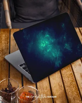 Nebula Black Universe Design Laptop Skin With Premium Print