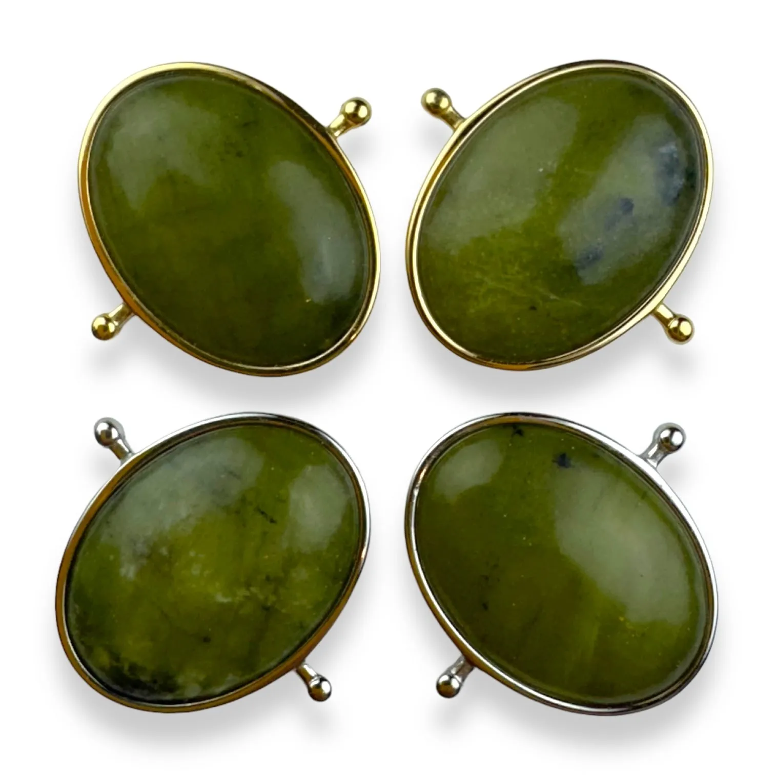 Peridot Oval Crystal Element