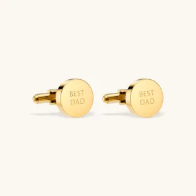 Personalised Cufflinks in Gold