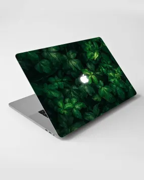 Premium MacBook Skin With Green Bush Pattern