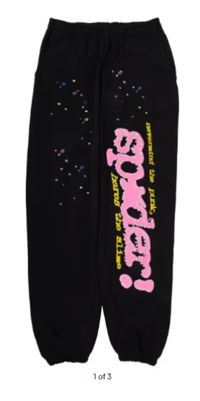 Sp5der - P*nk V2 Sweatpant - Black