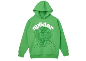 Sp5der - Web Hoodie lime Green