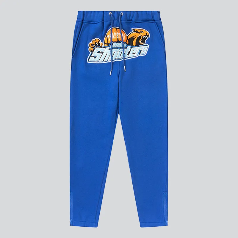 Tiger Embroidery Plush Sweatpants