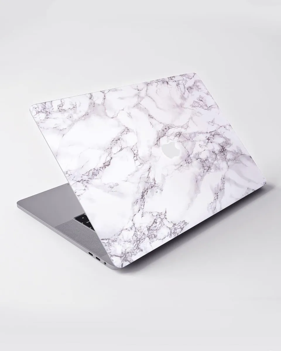 White Marble Laptop Skin For MacBook Air/MacBook Pro